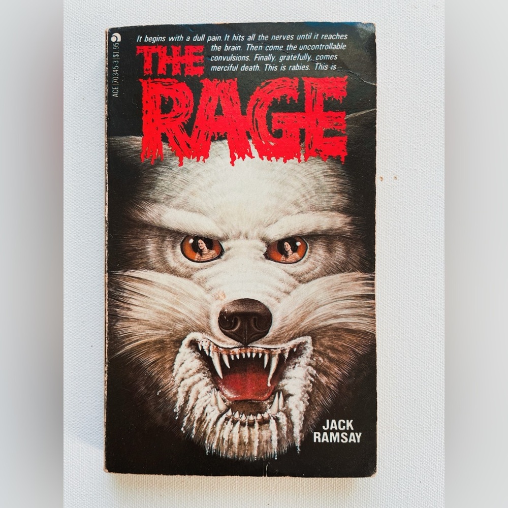 The Rage Jack Ramsey 1978 Ace First Printing Vintage Horror Pulp Paperback